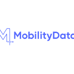 Logo for MobilityData shows an "M" icon followed by "MobilityData" in light purple across a white background.